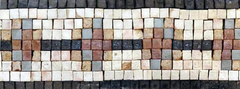 Abstract Pulse Border Mosaic Art | Borders | Mozaico