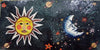 Cosmos psychédélique - Oeuvre de mosaïque | Mozaïco