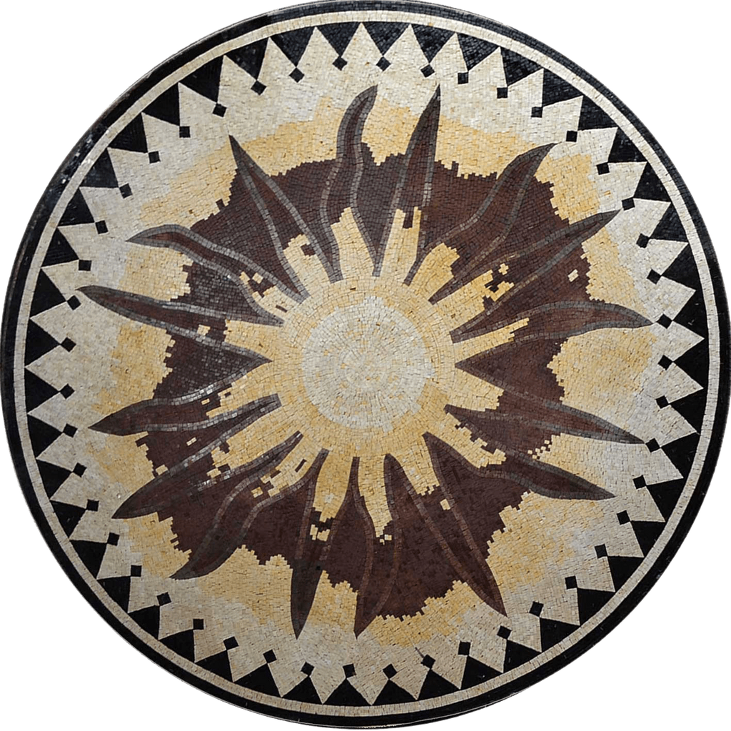 Aja - Medallón Mosaico Sol