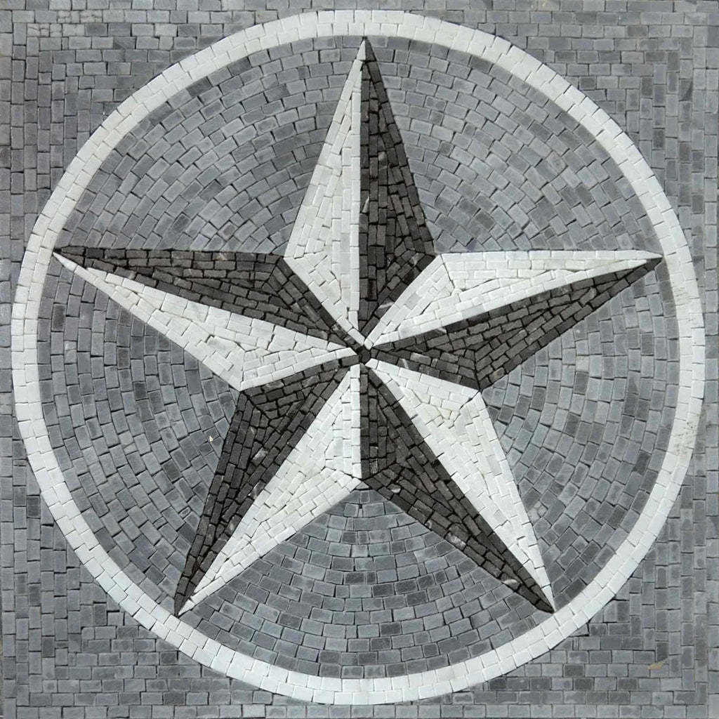 Ashaya - Obra de mosaico de estrellas | Mozaico