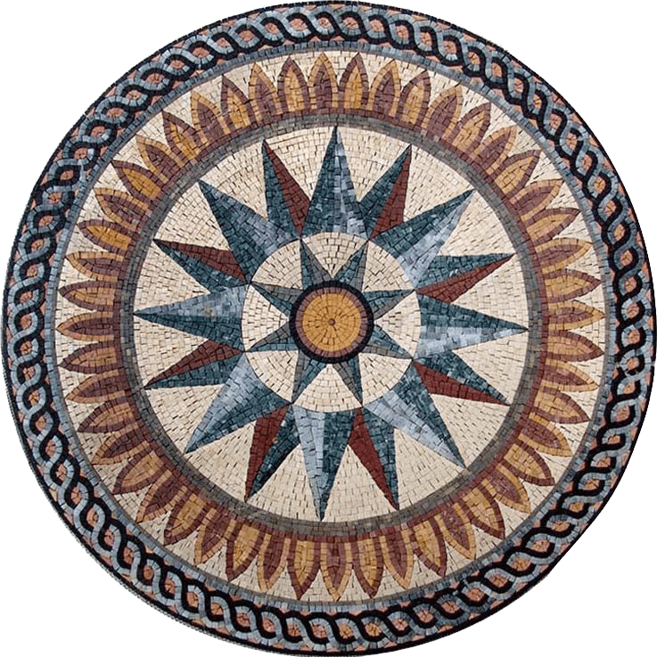 Krios - Medallón Mosaico Náutico