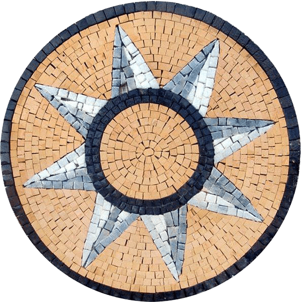 Aditi - Medallón Mosaico Sol