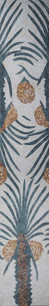 Palmeiras abstratas - arte em mosaico