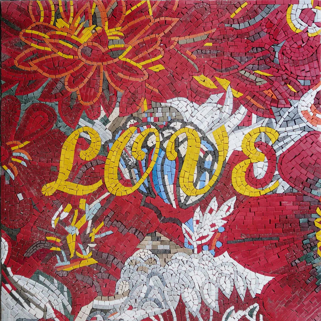 Tutto sull'amore - Mosaico floreale