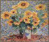 Claude Monet Sonnenblumen - Mosaikreproduktion