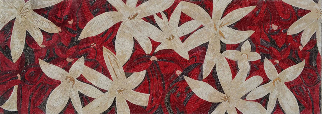 Motifs de mosaïque florale - Anémone
