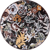 Mosaico Medalhão - Azulejo Flor