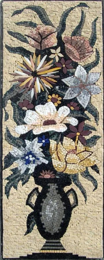 Mosaic Art - Floral Panier