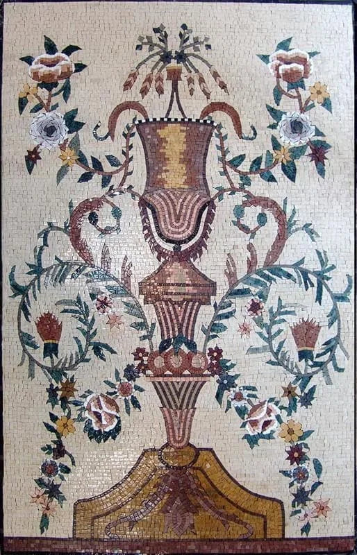 Mosaic Art Ideas - Ornamental Flowers