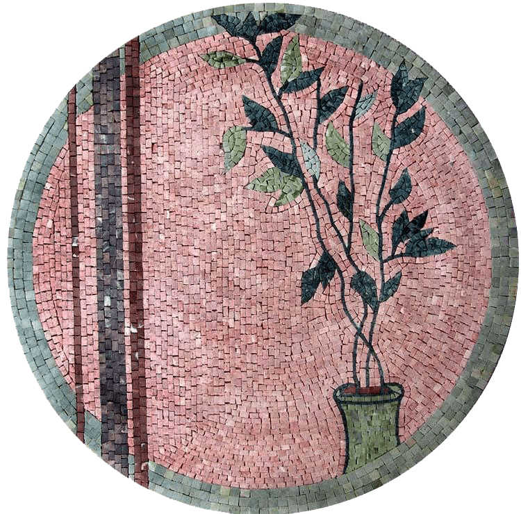 Arte Mosaico - Medallione Florelli