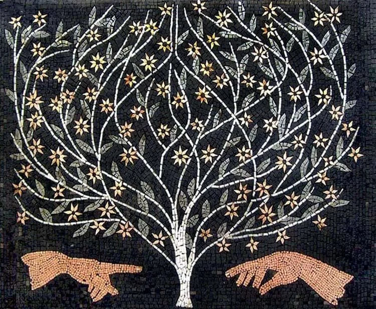Arte del mosaico - L'albero della creazione