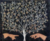 Arte em mosaico - a árvore da criação