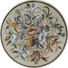 Opera in mosaico - Medaglione Bouquet