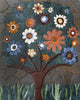 Pétalos florales Dazzle Daze - Arte de mosaico de piedra | Mozaico