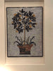 Mosaikgrafik - Zitronenbaum