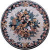 Obra de mosaico - Medallón Fleur