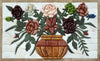 Мозаика - 3D овальная цветочная корзина