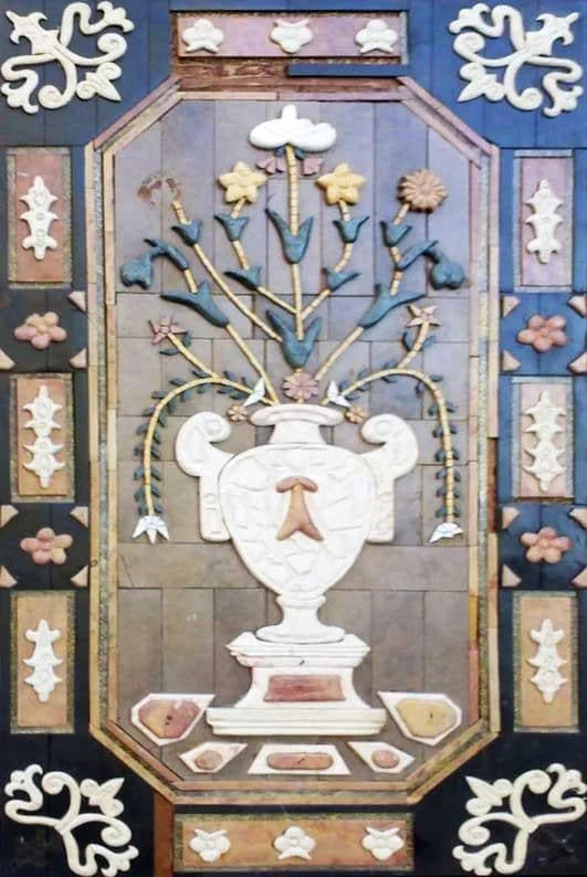 Diseños de mosaicos - Florero antiguo