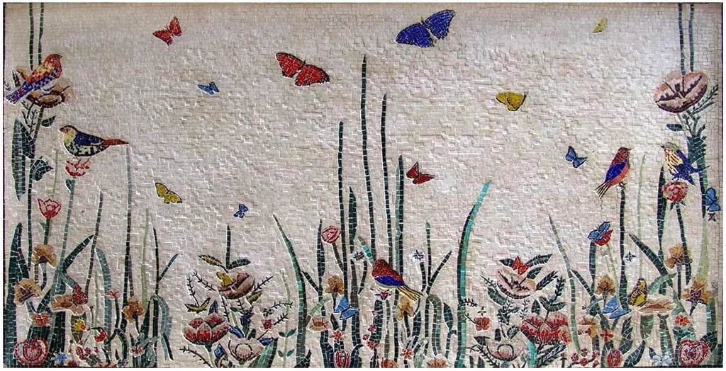 Desenhos de mosaico - fada florida