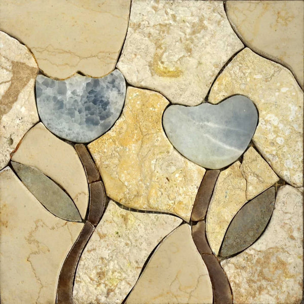 Mosaic Designs - White Duo
