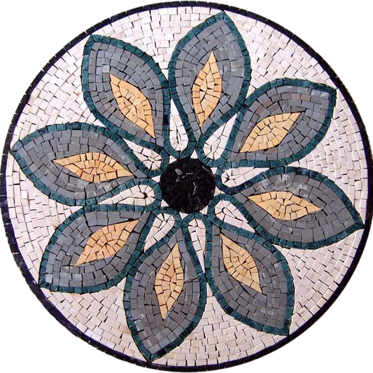 Mosaic Flower Medallion - Valeria