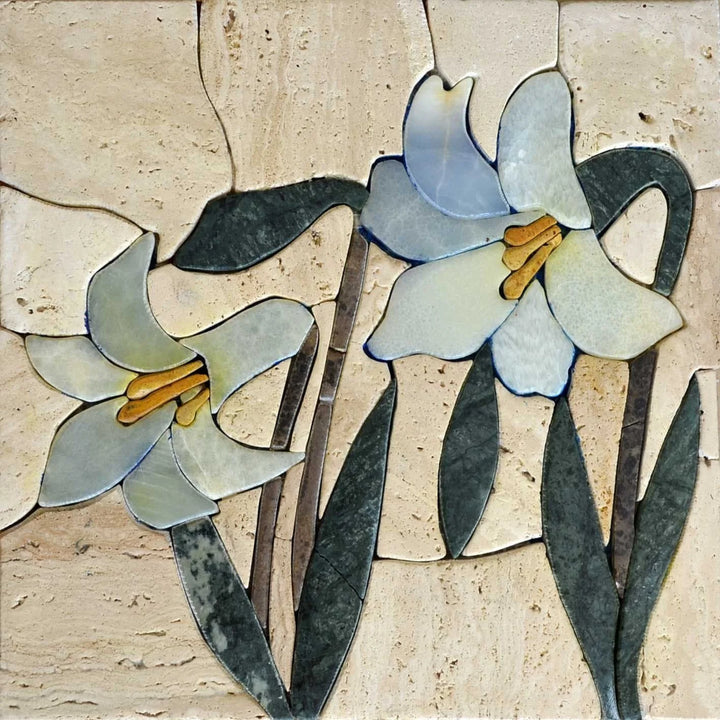 Calla-Lilien-Blumen-Mosaik-Muster