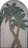 Padrões de Mosaico - Palm In Arch
