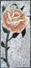 Padrões de Mosaico - Flor Rosa