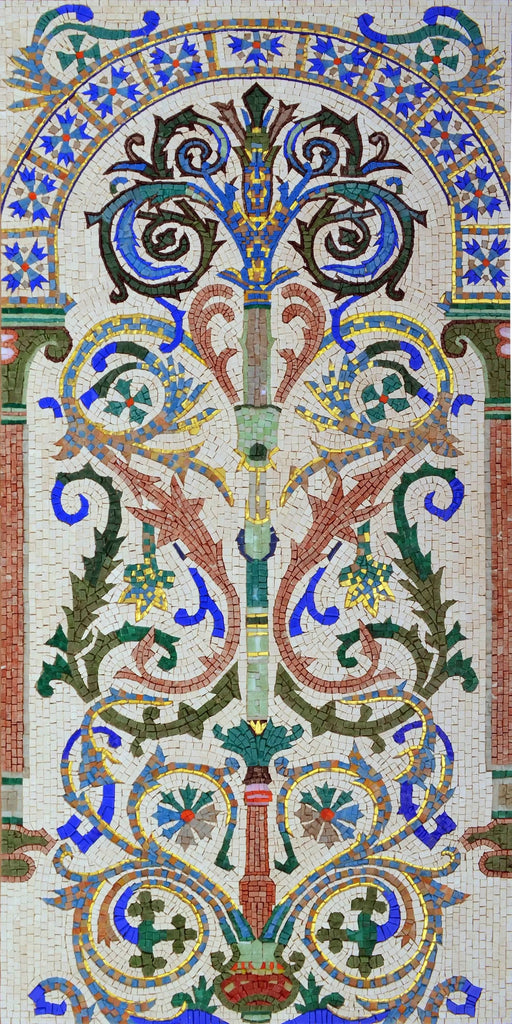 Mosaikmuster - Baum der Kabbala