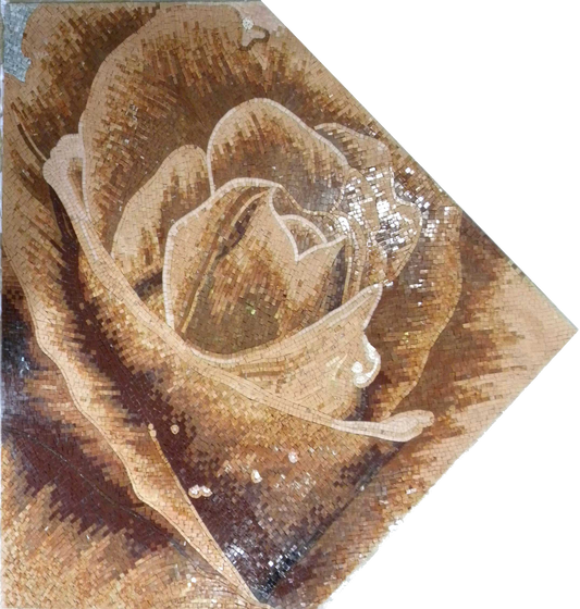 Mosaic Tile Art - Everlasting Rose