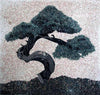 Arte de azulejos de mosaico - Magnífico bonsái