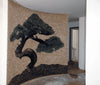 Arte de azulejos de mosaico - Magnífico bonsái