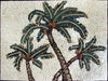 Art de la mosaïque - Palmier