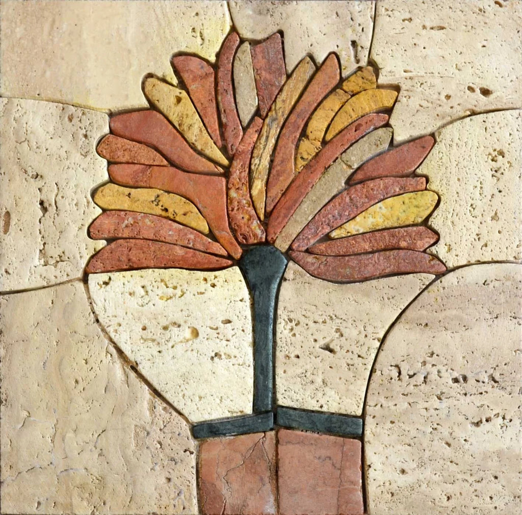 Mosaic Tile Art - Standing Blossom