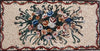 Patrones de azulejos de mosaico - Hermoso floral