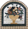 Arte de pared de mosaico - Arch-Flora