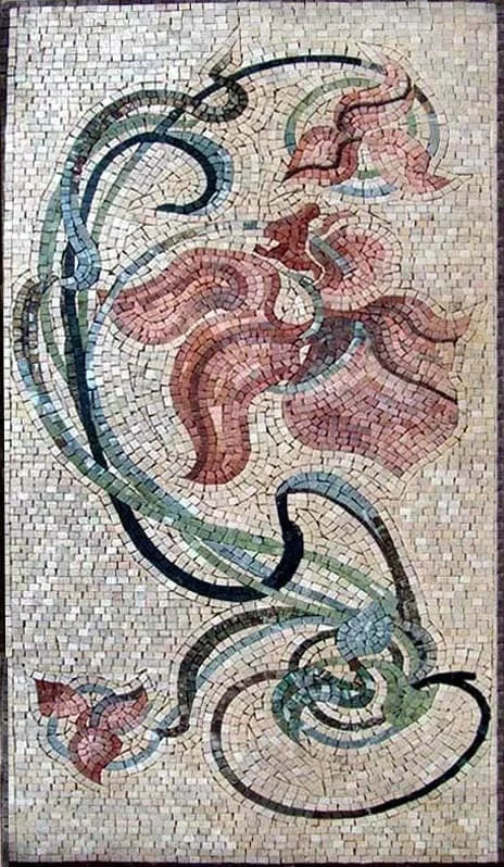 Arte de pared de mosaico - Lys artístico