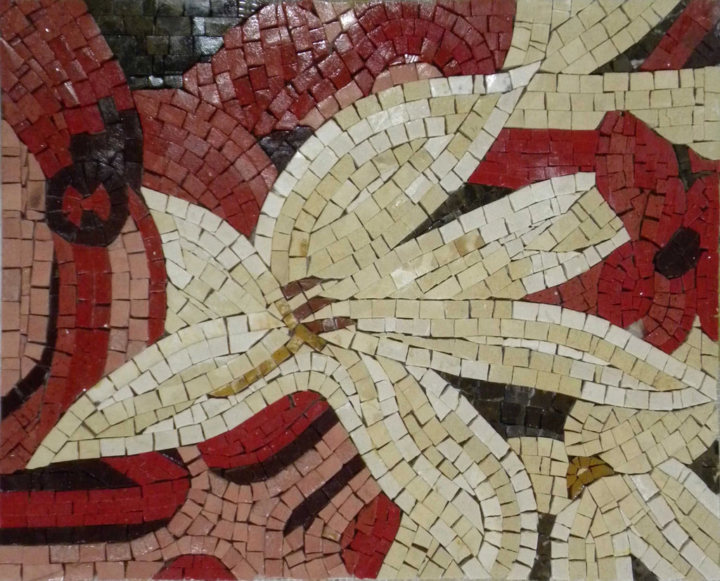 Arte de pared de mosaico - Big Lilly