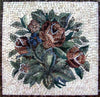 Arte della parete del mosaico - parete della flora