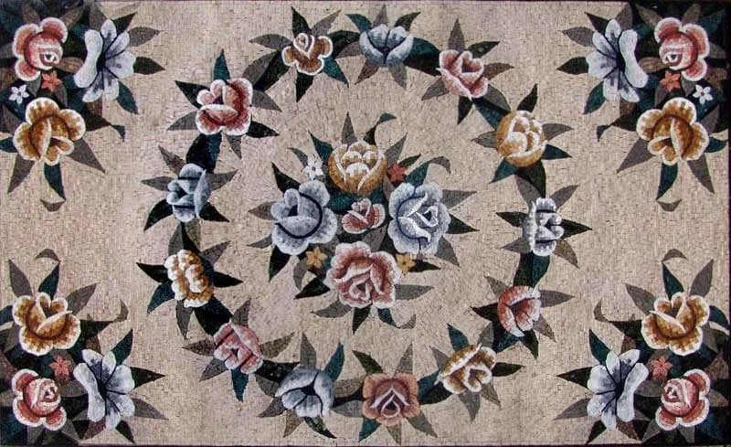 Arte de la pared del mosaico - Rondelles