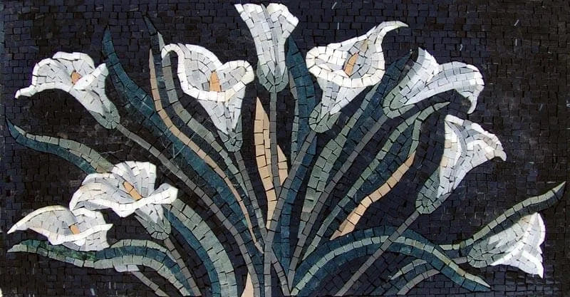 Shimmy Lily Mosaic Wall Art