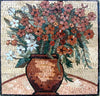 Arte de parede em mosaico - vaso vintage