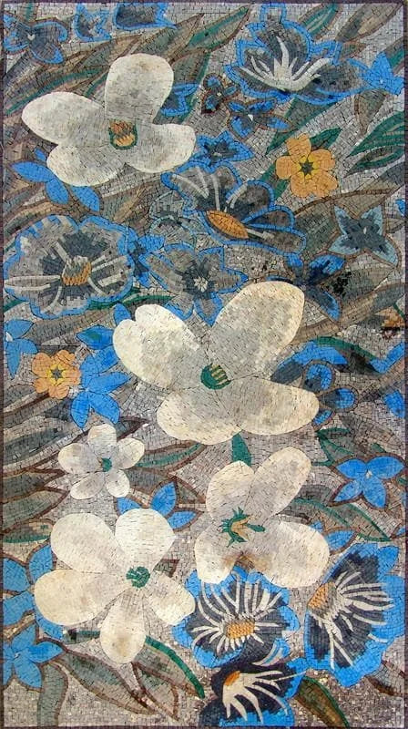 La obra de arte del mosaico del lago Jasmine