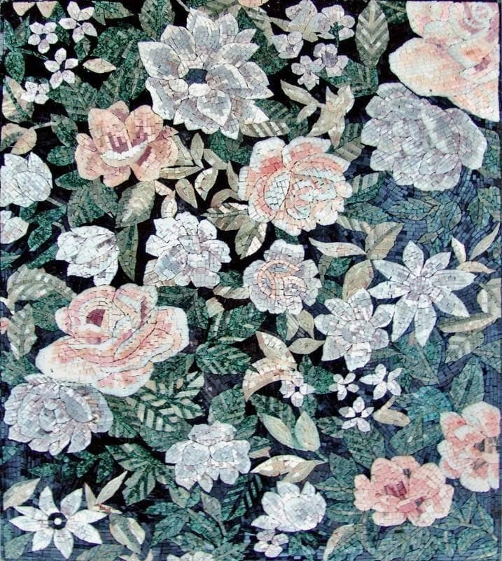 Il lago dei fiori di loto. Arte del mosaico