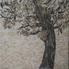 Mosaik-Meisterwerk: Olivenbaum-Fliesenkunst