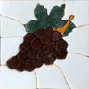 Uvas Thessaloniki - Mosaico 3D Frutas | Alimentos e Bebidas | mosaico