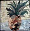 Piña - Placa para salpicaduras de mosaico de pétalos de frutas | Alimentos y Bebidas | Mozaico