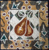 Arte em mosaico para venda - peras abstratas