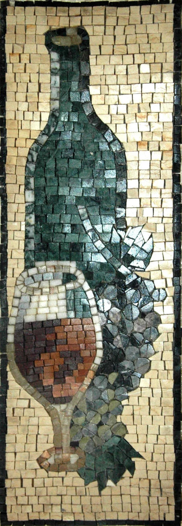 Arte del mosaico in vendita-Uva Vino