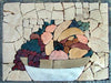 Colheita de verão - fruteira em mosaico de pétalas | Alimentos e Bebidas | mosaico